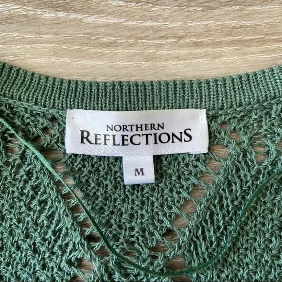 Northern Reflections Lightweight Aran Knit Open Front Cardigan - Picture 8 of 16